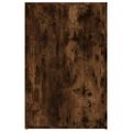 vidaXL Stôl dymový dub 100x49x75 cm spracované drevo