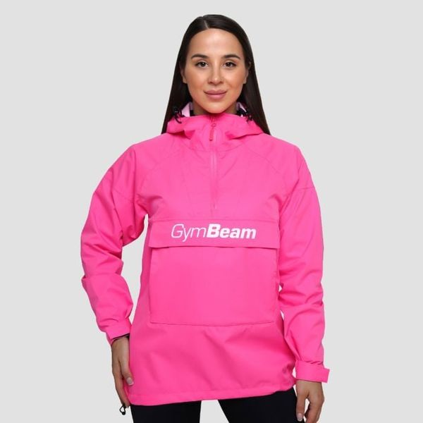 Dámska bunda Rain Smock Fuchsia - GymBeam, veľkosť S, veľkosť oblečenia S