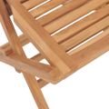 vidaXL Skladacie stoličky 2 ks 47x63x90 cm Masívne teakové drevo