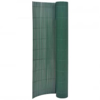vidaXL Obojstranný záhradný plot 90x400 cm zelený