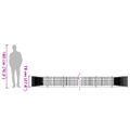 vidaXL Koterec pre psov strieborný 48 m² oceľ