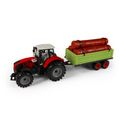 Traktor s prívesom na drevo 45 cm