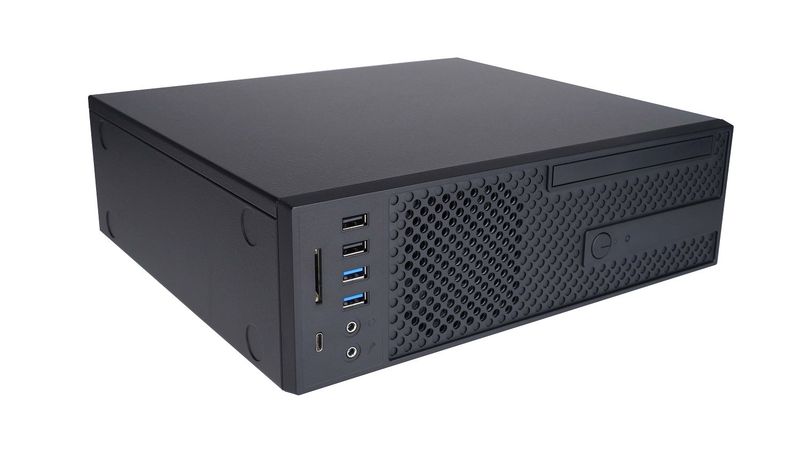 SFF In-Win CJ708 black, 8L, USB-C, 265W 80+ Bronze
