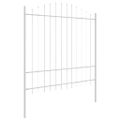 vidaXL Záhradný plot WOERDEN 5 ks 170 x 215 cm Biela
