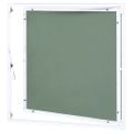 vidaXL Prístupový panel s hliníkovým rámom a sadrokartónom 400x400 mm