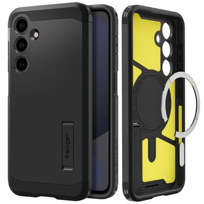 Puzdro Spigen Tough Armor Magsafe pre Samsung Galaxy S24 FE čierne