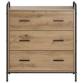 vidaXL Servírovacia skriňa Dub artisan 97 x 33 x 81 cm