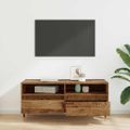 vidaXL TV skrinka so zásuvkou Staré drevo 100 x 34,5 x 44,5 cm