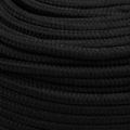 vidaXL Pracovné lano čierne 10 mm 25 m polyester