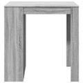 vidaXL Barový stôl sivý sonoma 102x70x103,5 cm kompozitné drevo