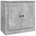 vidaXL Komoda betónovo sivá 70x35,5x67,5 cm spracované drevo