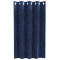 vidaXL Zatemňovacie závesy 2 ks Tmavomodrá 140 x 140 cm Zamat