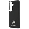 Puzdro Karl Lagerfeld Saffiano KC Metal Logo MagSafe pre Samsung Galaxy S26 čierna