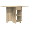 vidaXL Jedálenský stôl 115 x 70 x 75 cm Kompozitné drevo Dub sonoma
