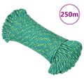 vidaXL Lodné lano zelené 4 mm 100 m polypropylén