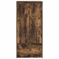 vidaXL skriňa so zásuvkou Dub dymový 55,5x34x119,5 cm