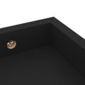 vidaXL Terasové nástenné police 2 ks čierne 60x15x4 cm MDF