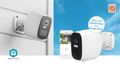 Kamera IP vonkajšia nabíjacia NEDIS WIFICBO32WT | Wi-Fi | 4MP | IP66