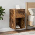 vidaXL Skriňa pod posteľ 2 ks Dymový dub 29 x 31,5 x 49 cm
