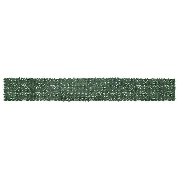 vidaXL Balkónová markíza s tmavozelenými listami 600x75 cm