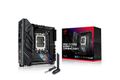 ASUS ROG STRIX B760-I GAMING WIFI/LGA 1700/mITX Základní deska, Intel B760, LGA1700, 2x DDR5 DIMM (max. 64GB), 2x M.2, Wi-Fi, HDMI, DisplayPort, USB typ C, mini-ITX