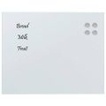 vidaXL Nástenná magnetická tabuľa biela 50x40 cm tvrdené sklo