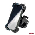 Držiak telefónu na bicykle, motocykle, skútre, kolobežky otočný o 360° AMiO-04146