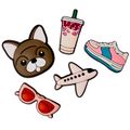 3D Sticker Pink 5pcs set