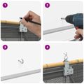 vidaXL Roleta Sivá 40 x 160 cm Bambus