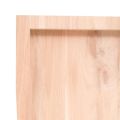 vidaXL Kúpeľňová doska 160x50x(2-6) cm neošetrený masív