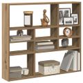 vidaXL Nástenná polička Artisan Dub 90x16x78 cm Drevo
