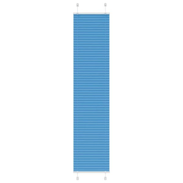 vidaXL Plisovaná roleta modrá 40x200 cm šírka látky 39,4 cm polyester
