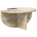 vidaXL Stenná polica 2 ks Sonoma dub 38 x 19 x 19 cm Kompozitné drevo
