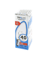 Špeciálna žiarovka Trixline C35, 40W E14 340lm teplá biela
