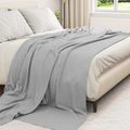 vidaXL Deky Sivá 240 x 220 cm 0.76 kg Flís