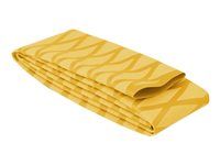 Tepelne zmršťovacie hadičky - 1 m - žltá, X-pattern