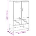 vidaXL Vysoká skrinka olivovozelená 68x39x111,5 cm oceľ