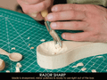 Beavercraft K8a/14 Compact Short dláto 8 cm, jaseňové drevo