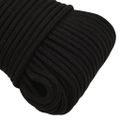 vidaXL Pracovné lano biele 3 mm 500 m polyester