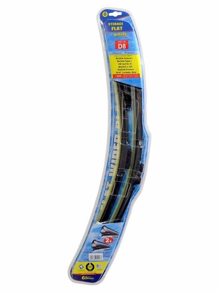 Stierače FLAT DOUBLE (D8) 530+480 mm FAB I, OCT I