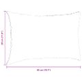 vidaXL Vankúše na pohovku 2 ks látka Hnedá 50 x 30 cm