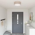 vidaXL Stropná lampa so bodmi Sivohnedá 38 x 38 x 13,5 cm látka