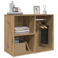 vidaXL šatníková skriňa Artisan dub 80x40x65 cm Engineered Wood