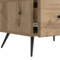 vidaXL TV skrinka 147 x 34,5 x 30 cm Dub artisan Kompozitné drevo