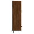 vidaXL Vysoká skrinka hnedá dub 69,5x31x115 cm kompozitné drevo