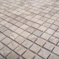 vidaXL Mozaikové dlaždice Krémová 30 x 30 cm Mramor