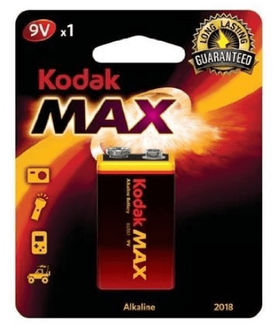 Kodak Alkaline Max alkalická batéria 6LR61 9V 1ks 146550