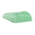 vidaXL Fóliovník s oceľovým rámom zelený 48 m² 12x4x2 m