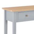 vidaXL Toaletný konzolový stolík, sivý 79x30x74 cm, drevo