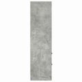 vidaXL Highboard so zásuvkou Betónová šedá 45,5 x 34 x 127 cm